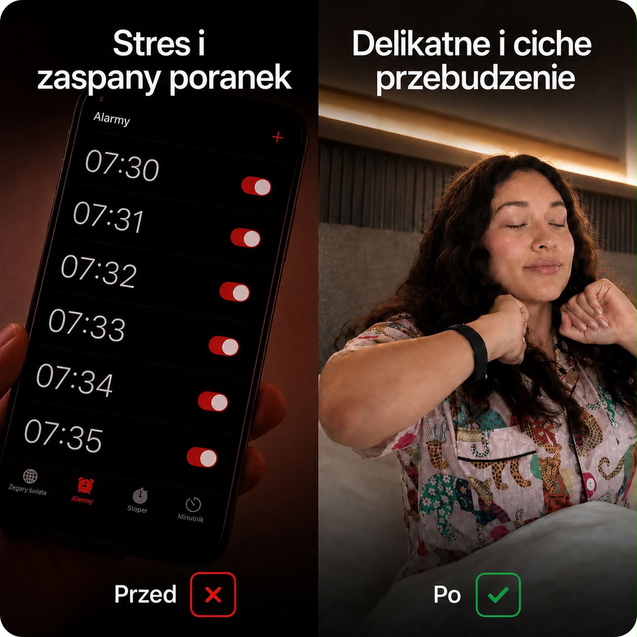 SilentWake — Wibracyjny Budzik dla Głęboko Śpiących